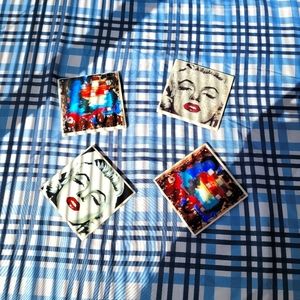Marilyn Monroe Pop Art Ceramic Coasters